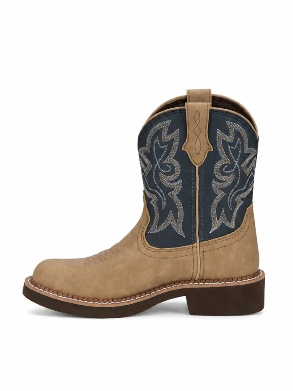 NEW Justin Women's Gypsy Western Performance Boots Denim Blue